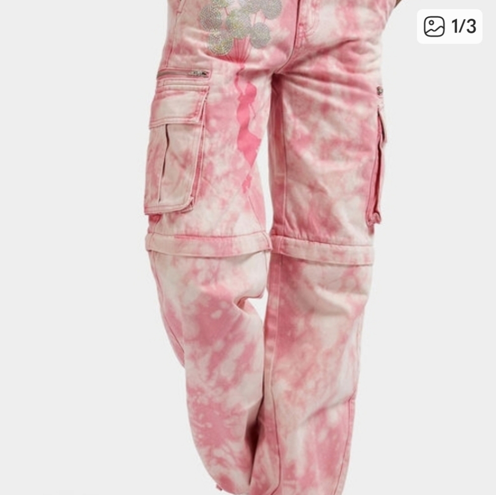 Guess X Banksy Utility Cargo Pants